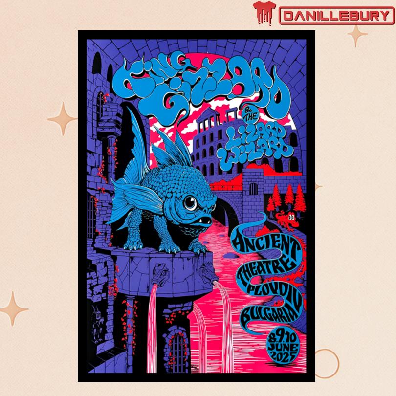 King Gizzard & The Lizard Wizard At Ancient Theatre June 9 2025 Poster
