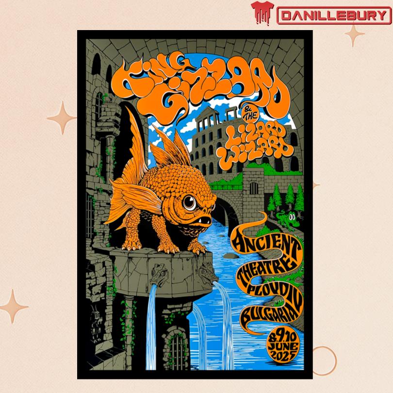 King Gizzard & The Lizard Wizard June 8 2025 Ancient Theatre Poster