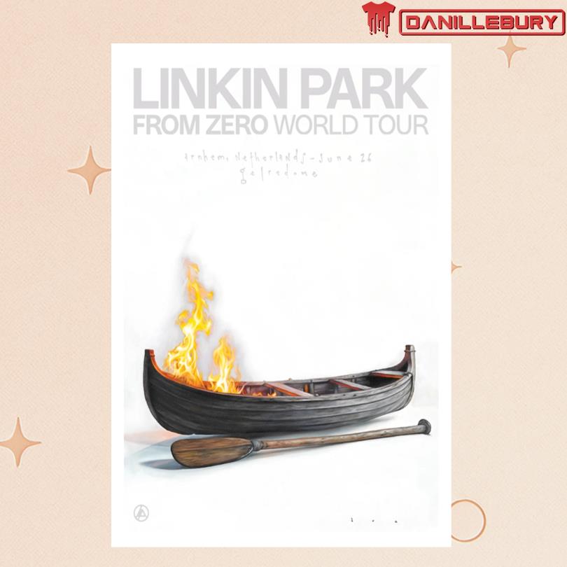 Linkin Park June 26 2025 From Zero World Tour Arnhem netherlands Poster