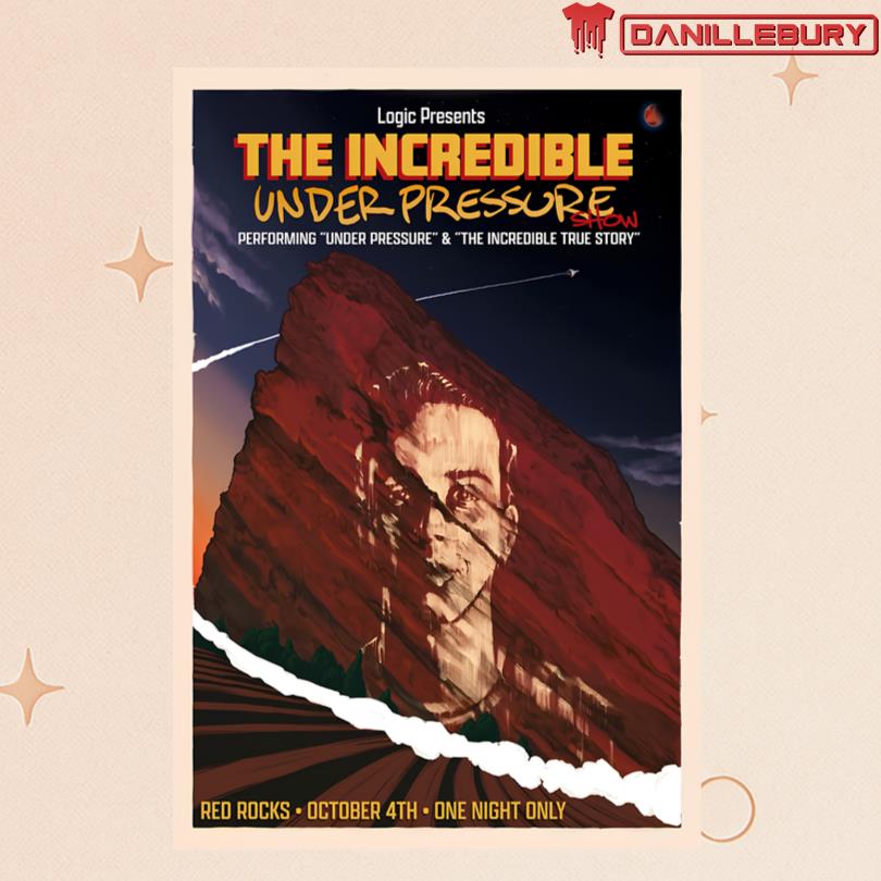 Logic Show at Red Rocks CO October 4 2025 Poster