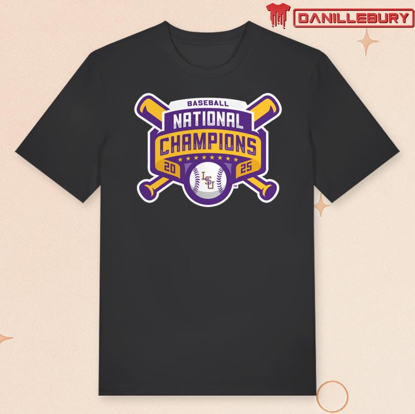 LSU Tigers 2025 Baseball Men_s College World Series Champions Tee