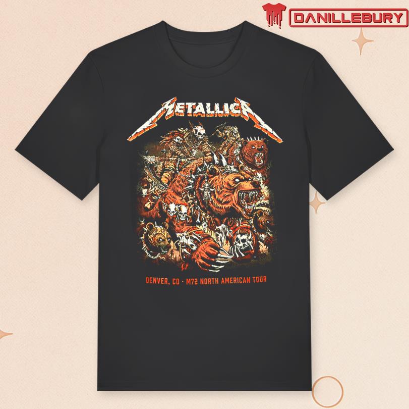 Metallica Denver CO M72 North American Tour 2025 Tee