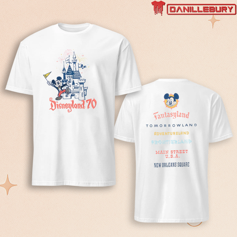 Mickey Mouse T-shirt Disneyland 70th Anniversary