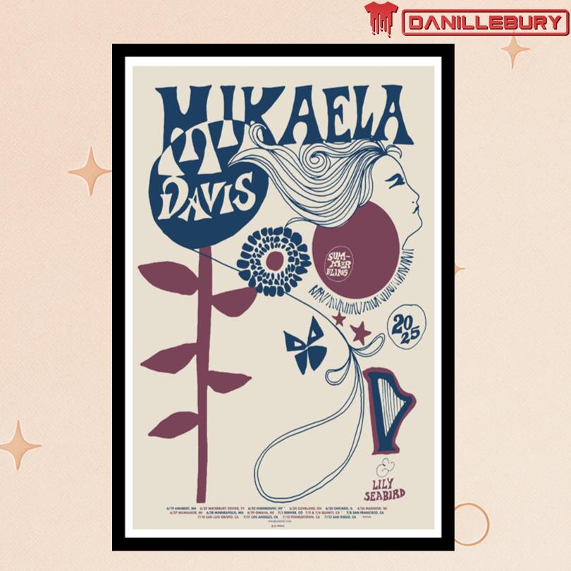 Mikaela Davis Summer Fling 2025 Tour Poster
