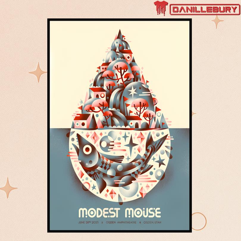 Modest Mouse Show at Ogden UTAH Jun 28 2025 Poster