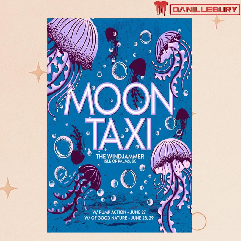 Moon Taxi June 28-29 2025 Of Good Nature Poster