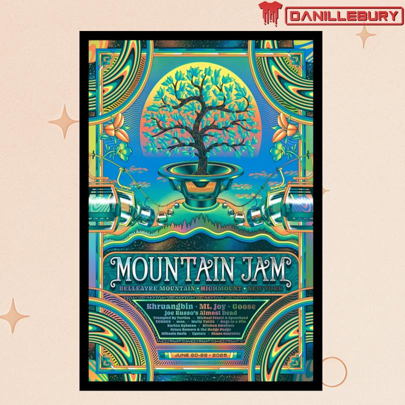 Mountain Jam June 20-22 2025 Belleayre Mountain Event Poster