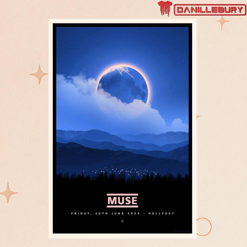 Muse June 20 2025 Hellfest Concert Poster