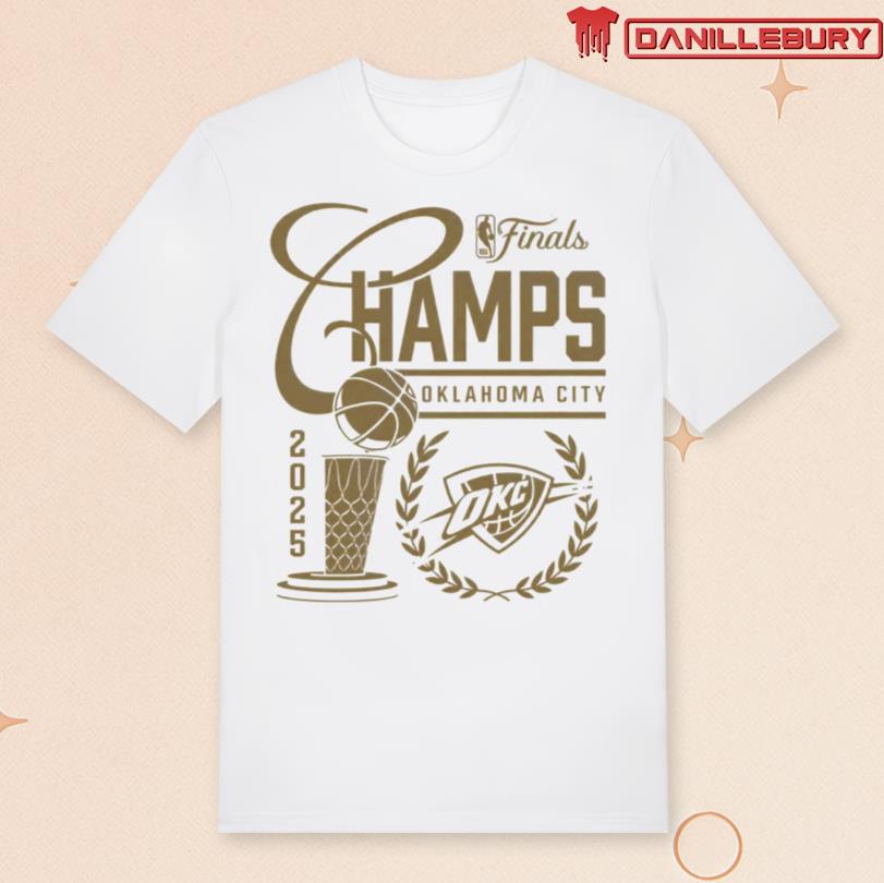 NBA Champions 2025 Oklahoma City Thunder T-shirt