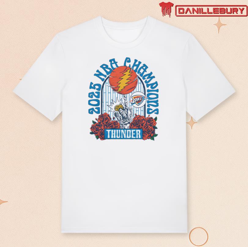 NBA x Grateful Dead 2025 Champs Thunder