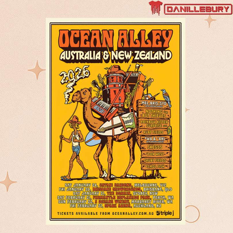 Ocean Alley Spring Tour 2026 Poster