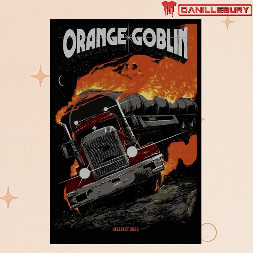 Orange Goblin Hellfest Open Air Festival 25 Poster