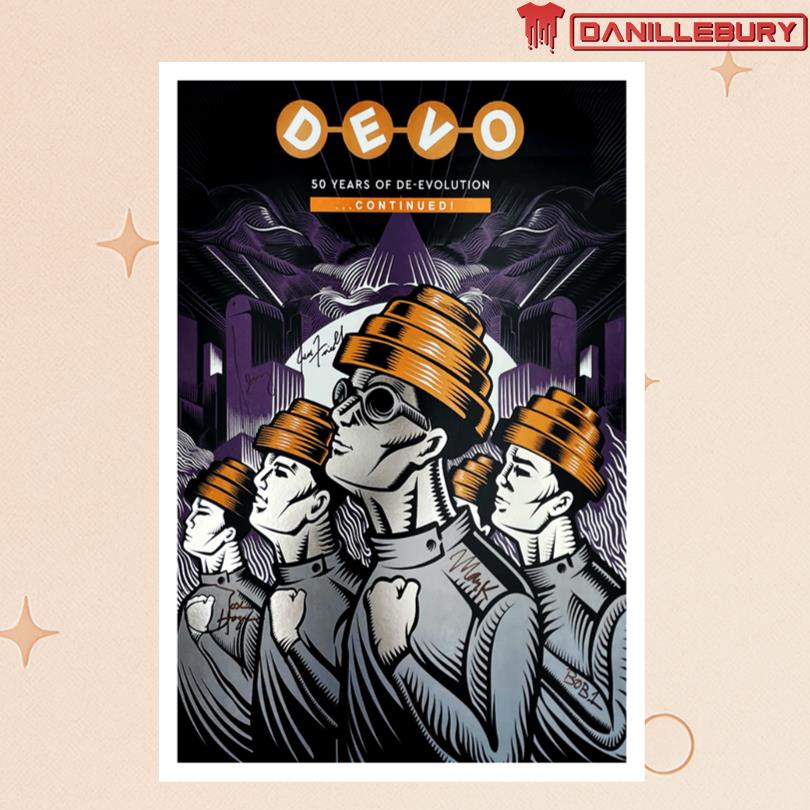 Poster Devo 50 Years Of De Evolution