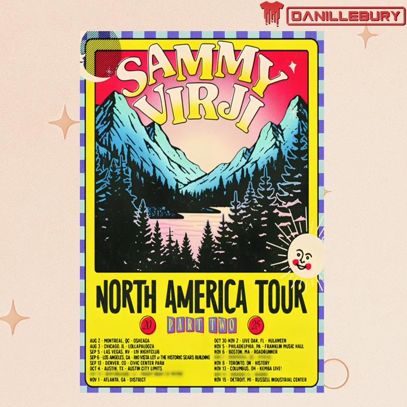 Poster Sammy Virji North America Tour 2025