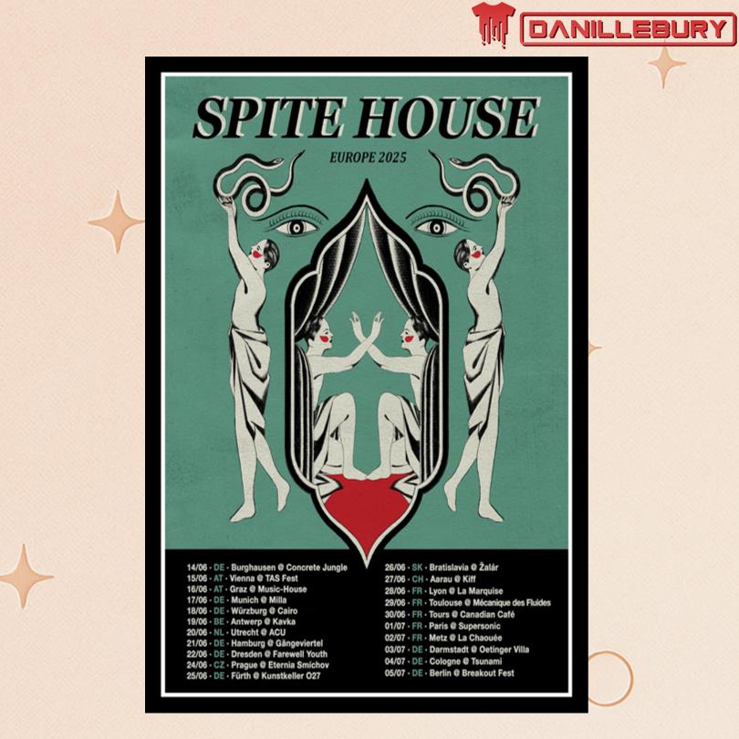 Poster Spite House Europe 2025 Tour