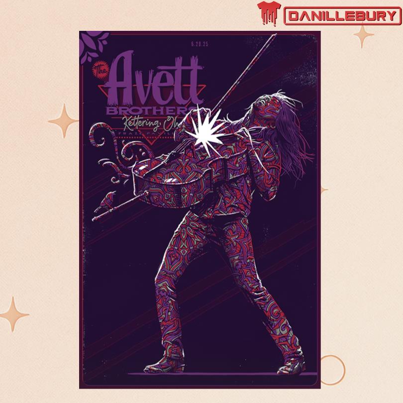 Poster The Avett Brothers June 28 2025 Fraze Pavilion Kettering OH
