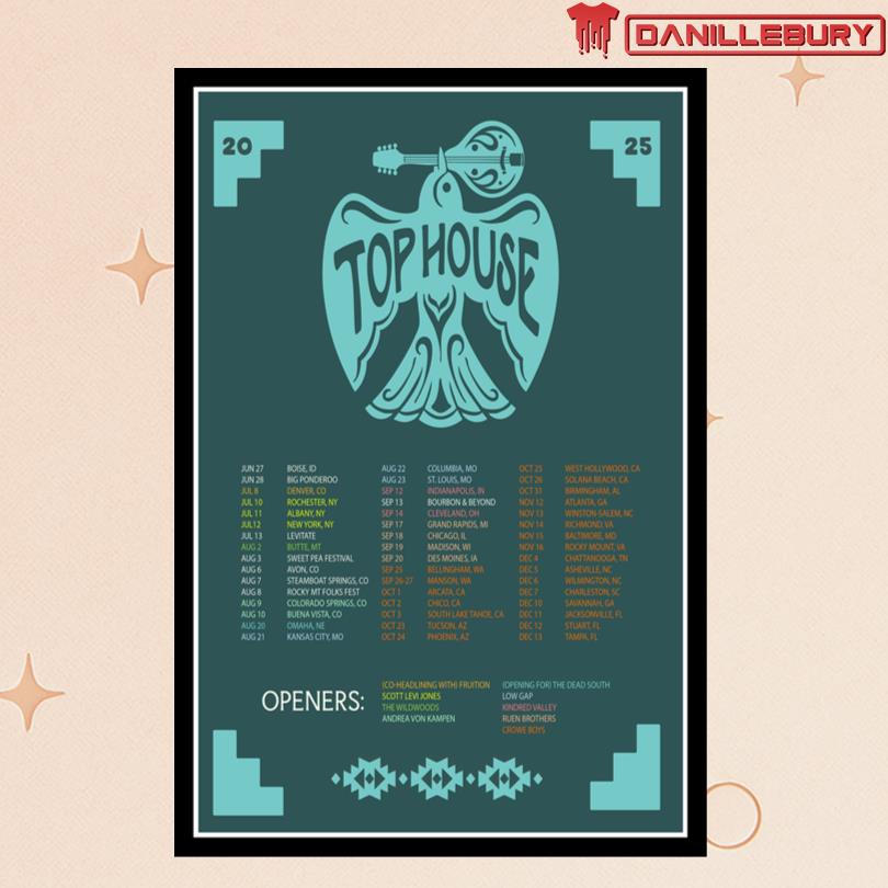 Poster Top House Summer Tour 2025