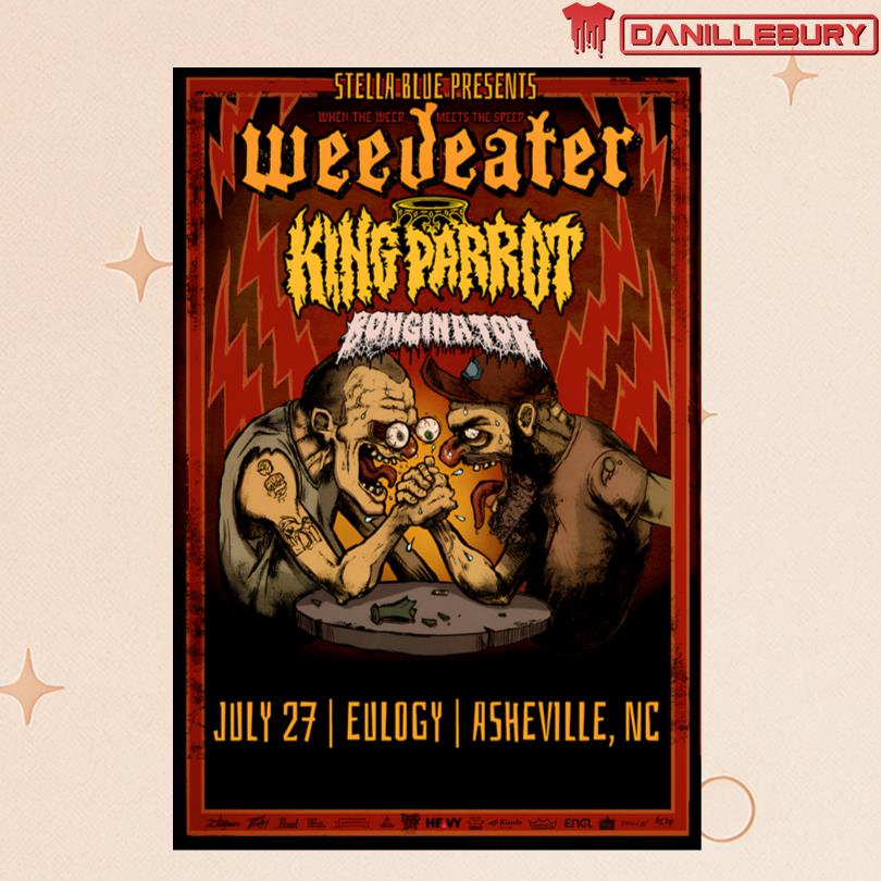 Poster Weedeater At Eulugy Asheville NC July 27 2025