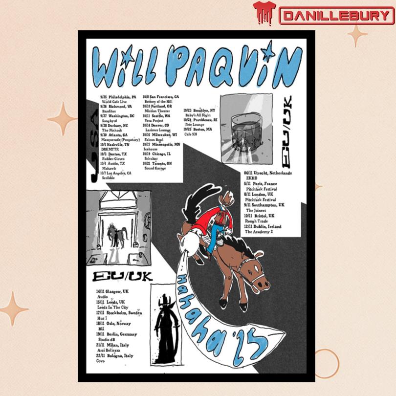 Poster Will Paquin EUUK Tour 2025