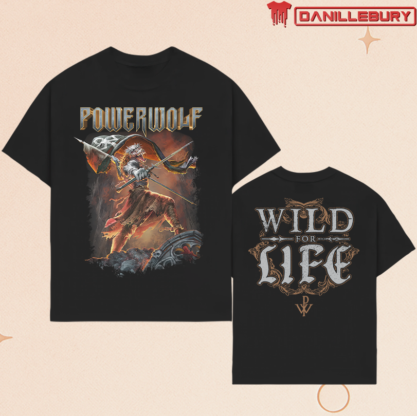 Powerwolf Wild for Life Tshirt