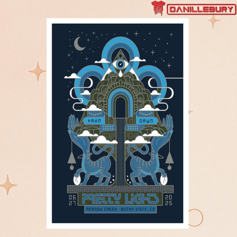 Pretty Lights June 28 2025 Meadow Creek Buena Vista CO Poster