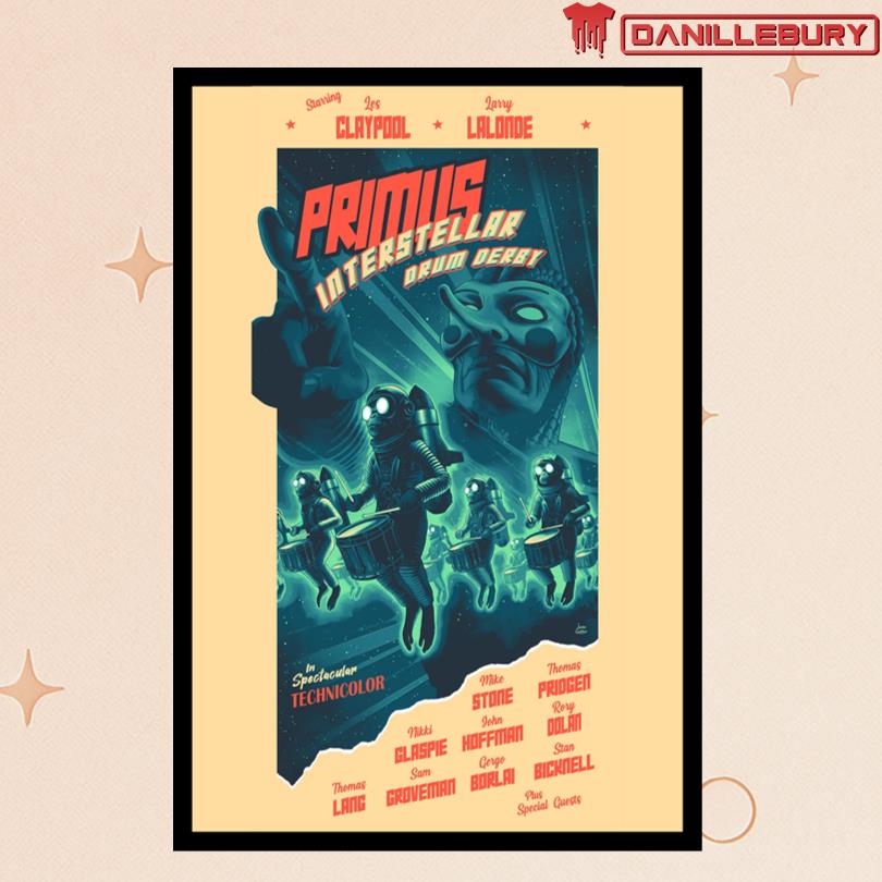 Primus Interstellar Drum Derby Poster