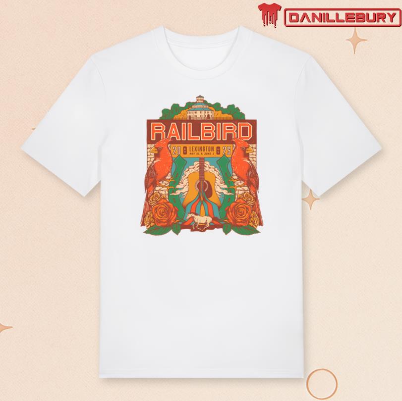Railbird Festival Guitar Poster Lineup Tee
