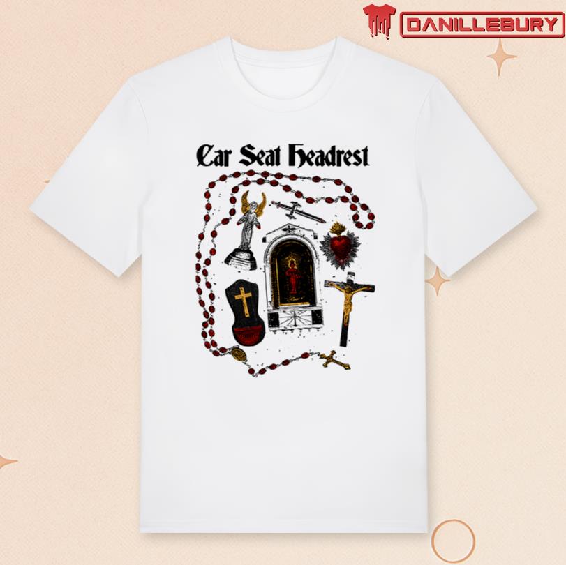 Rosary Tee Car Seat Headrest