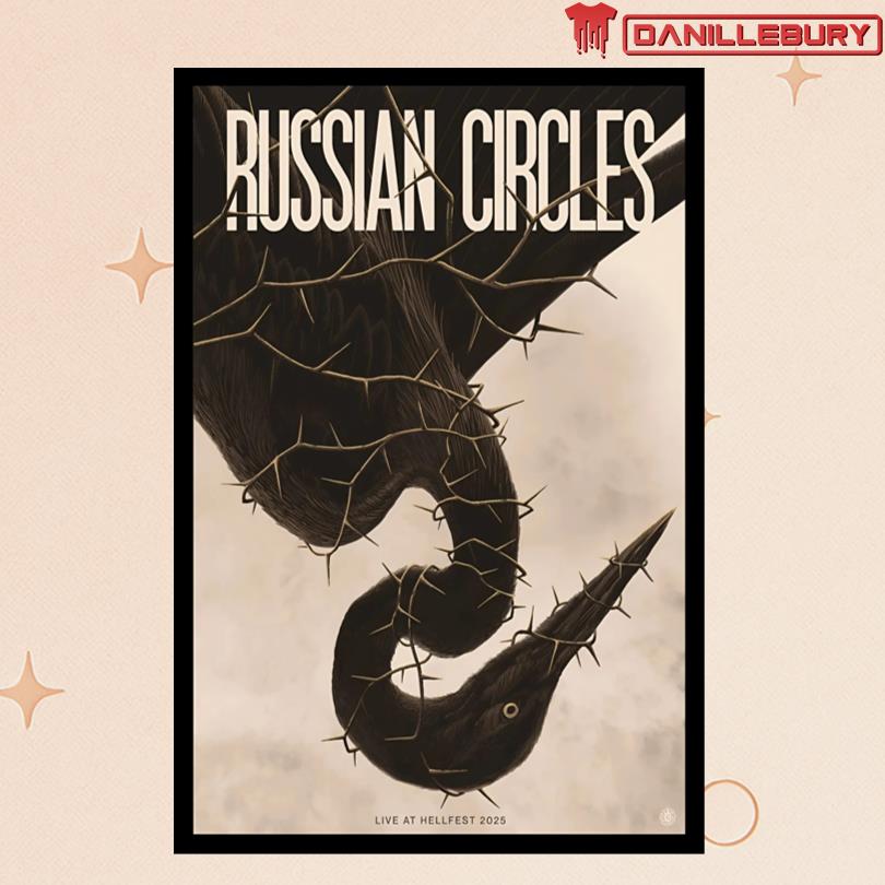 Russian Circles Live at Hellfest 2025 Poster