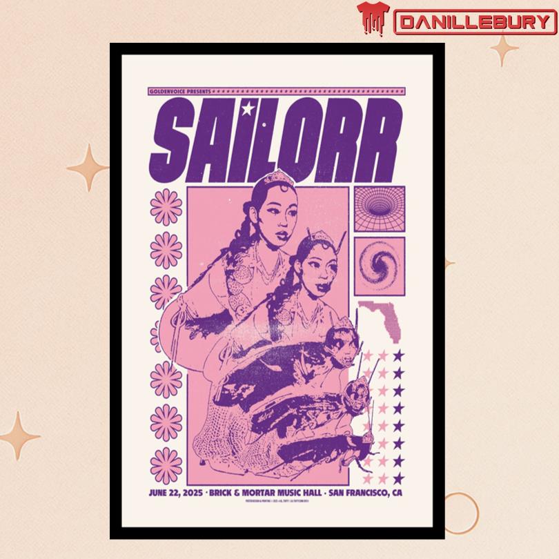 Sailorr June 22 2025 Brick & Mortar Music Hall, San Francisco, CA Poster