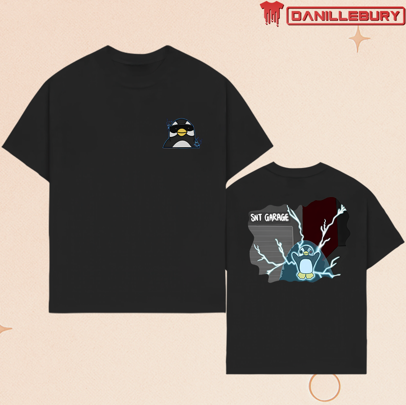 Sarah N Tuned X Robo Bubble Penguinator Shirt
