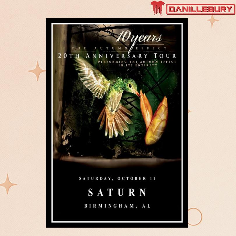 Saturn October 11 2025 Saturn in Birmingham, Alabama Poster