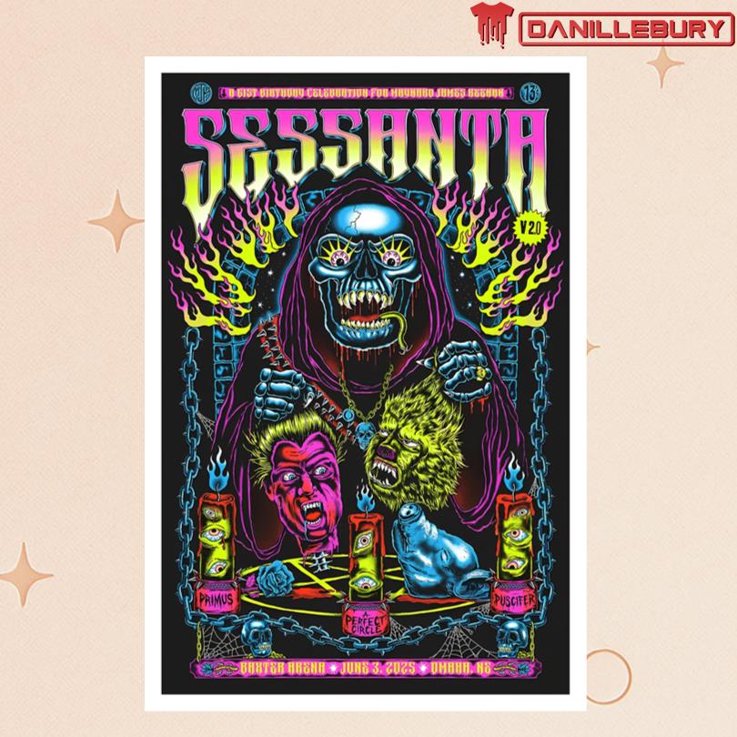 Sessanta V 02 Tour June 3 2025 Baxter Arena in Omaha NE Poster
