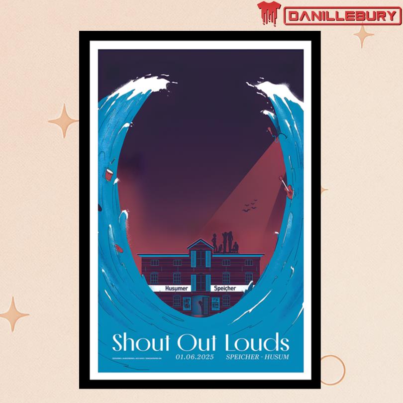 Shout Out Louds June 1 2025 Speicher Husum Poster