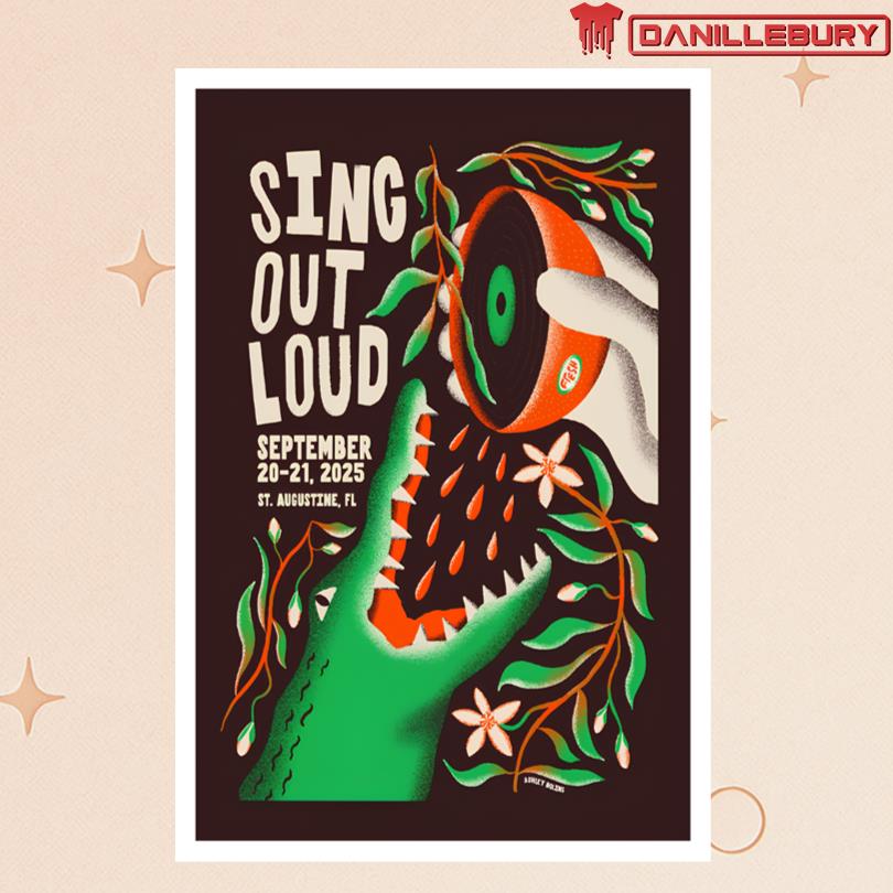 Sing Out Loud September 20-21 2025 St.Augustine FL Poster
