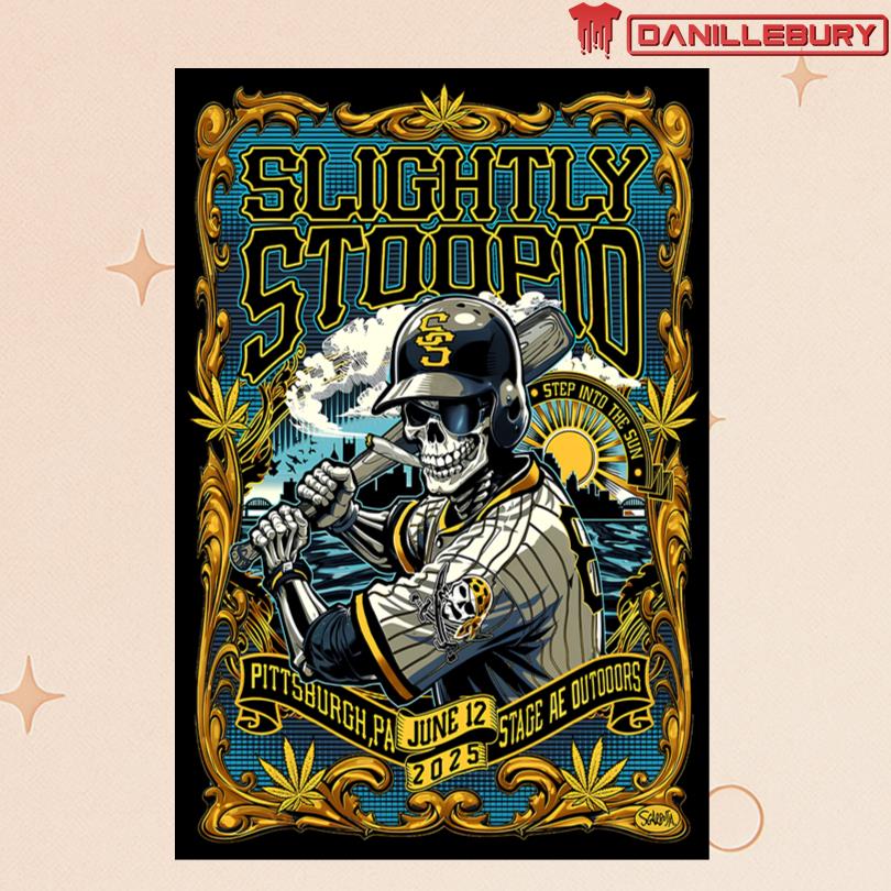 Slightly Stoopid Stage AE Outdoors Pittsburgh PA June 12 2025 Tour Poster