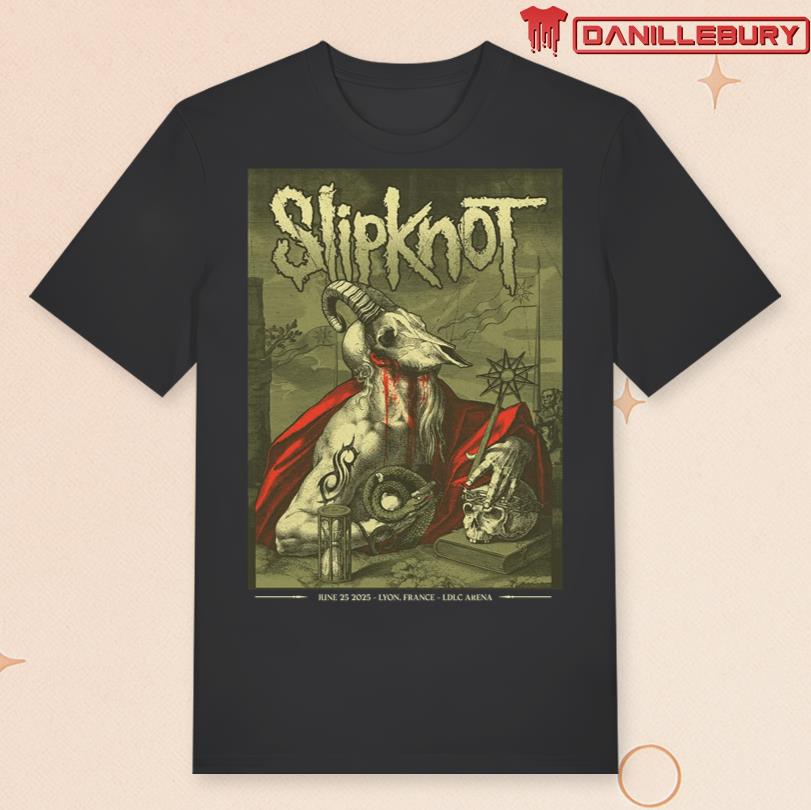 Slipknot June 25 2025 LDLC Arena Lyon France Tee