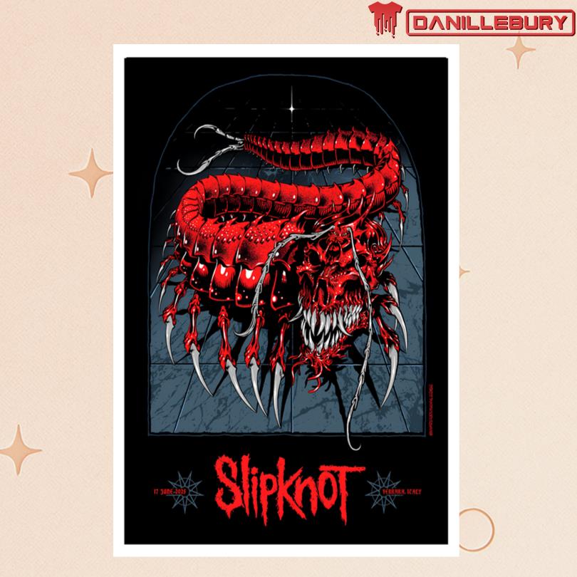 Slipknot Piazza Ariostea Ferrara Italy June 17 2025 Poster