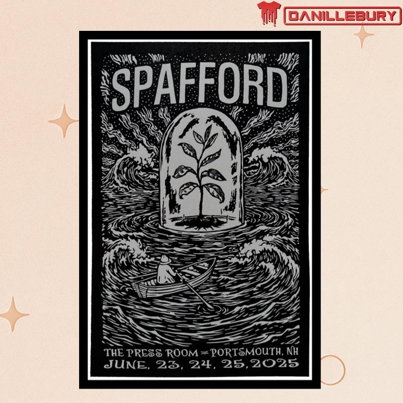 Spafford The Press Room Portsmouth, NH June 23 24 25 2025 Poster