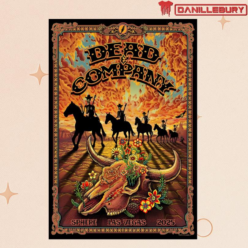 Sphere Dead and Company 2025 Event Tour Poster