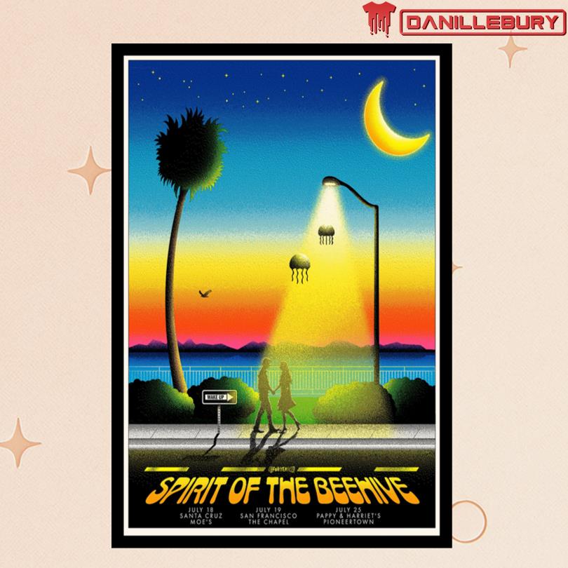 Spirit of the Beehive July 18 2025 Sour Widows Santa Cruz, CA Poster