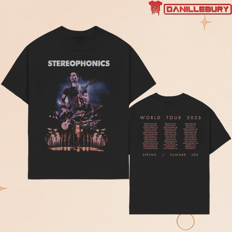 Stereophonics 2025 World Tour Tee