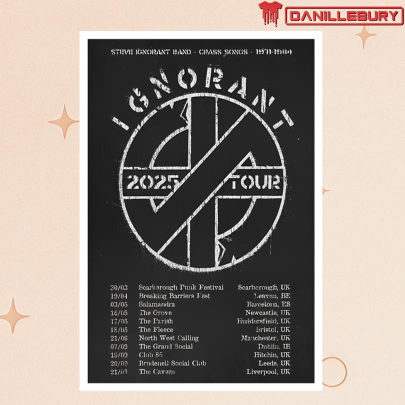 Steve Ignorant Poster Tour 2025