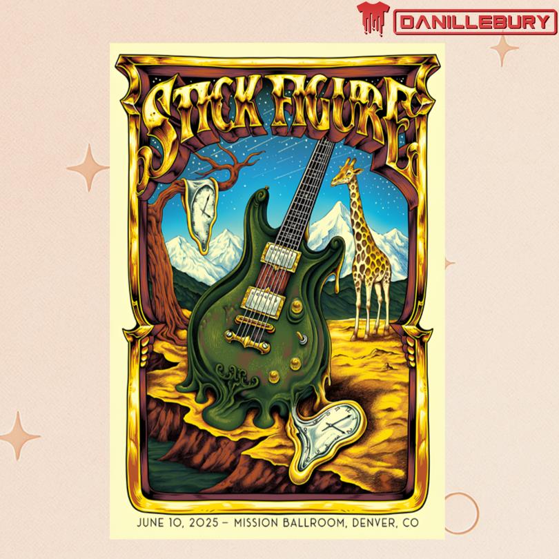 Stick Figure At Mission Ballroom Denver CO June 10 2025 Poster