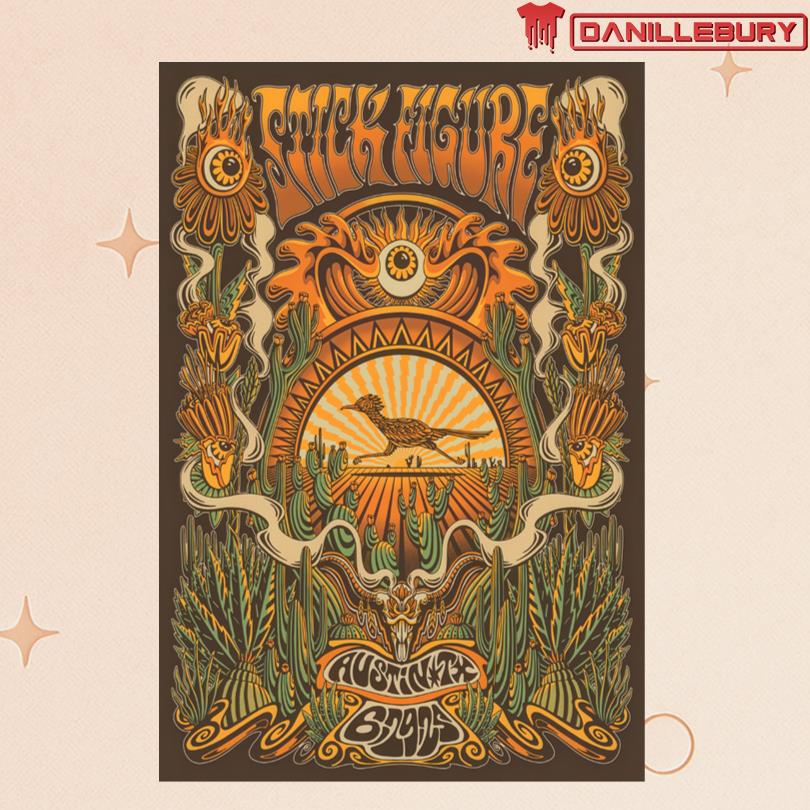 Stick Figure June 29 2025 Germania Insurance Amphitheater in Austin, TX Poster