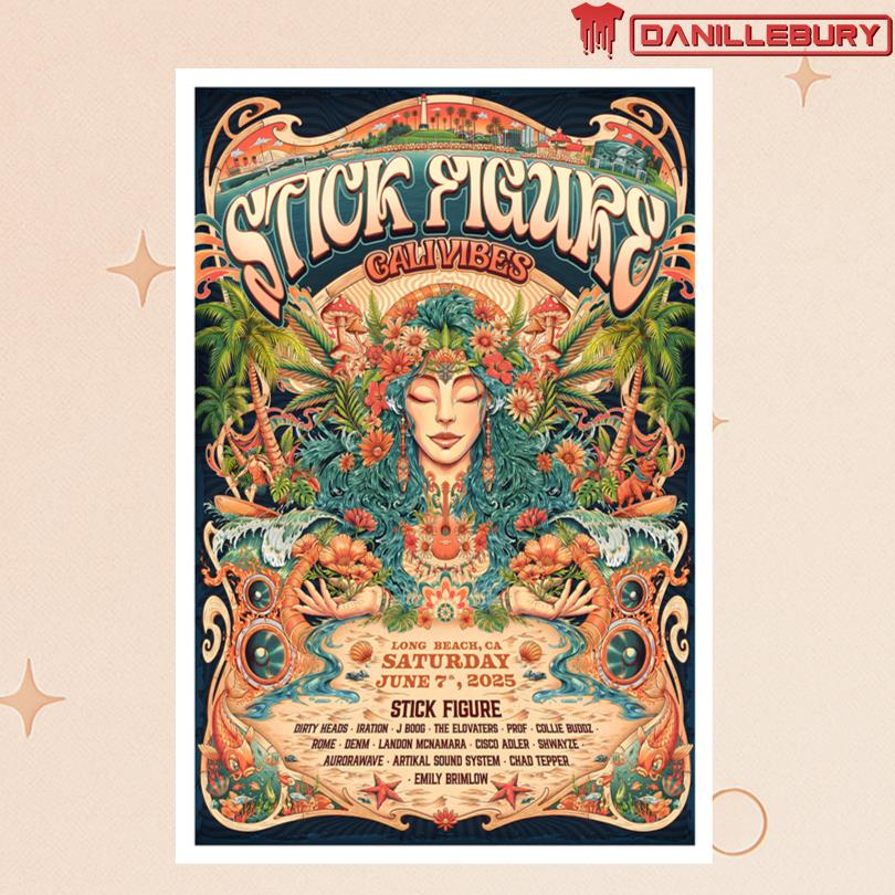 Stick Figure June 7 2025 Long Beach CA Event Poster