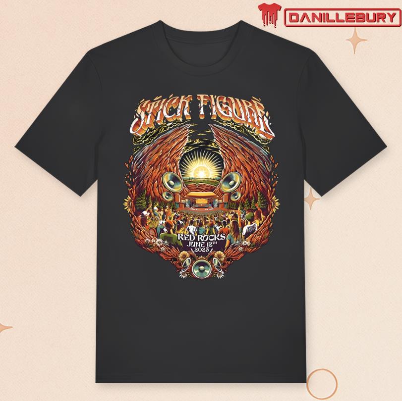 Stick Figure Tee Red Rocks June 12 2025