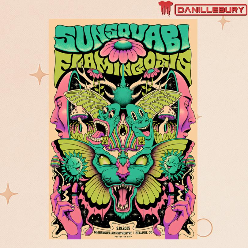 Sunsquabi September 19 2025 Mishawaka Amphitheatre Event Poster