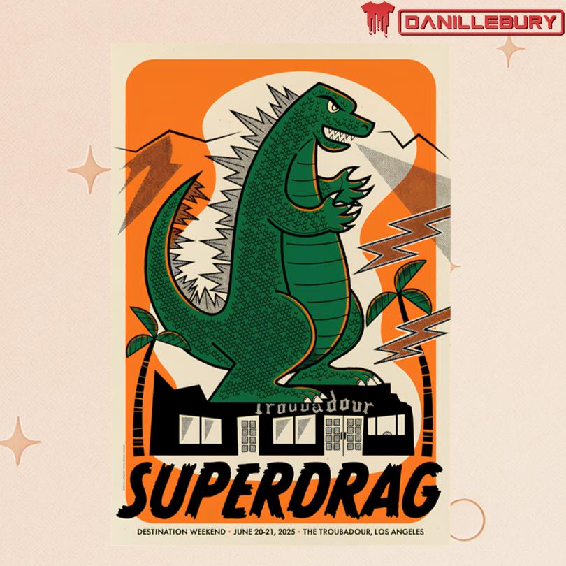 Superdrag Show at The Troubadour LA June 20-21 2025 Poster
