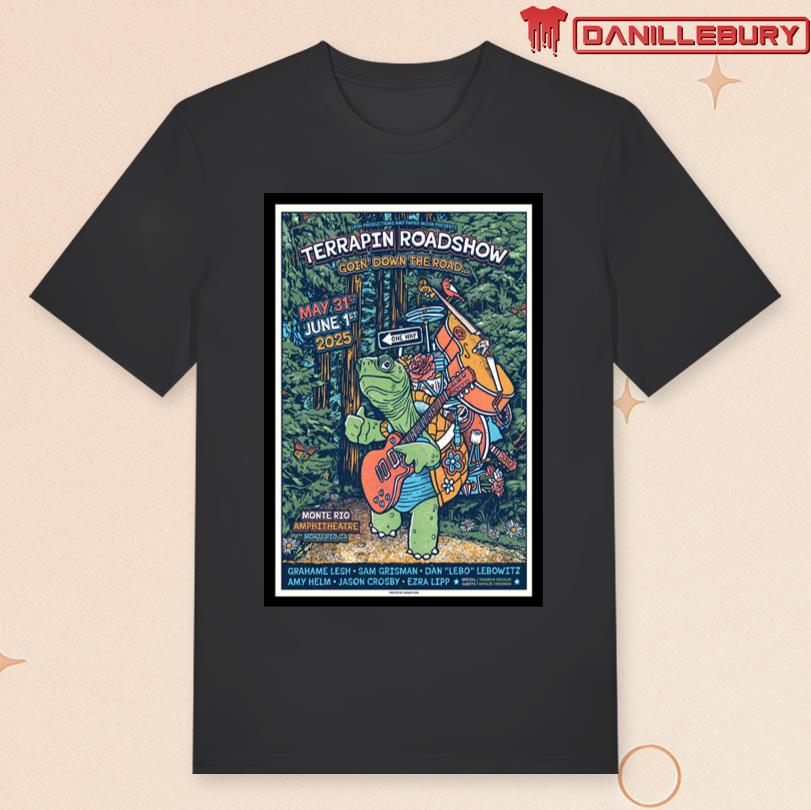 Terrapin Roadshow May 31 June 1 2025 Monte Rio Amphitheater Monte Rio CA Poster